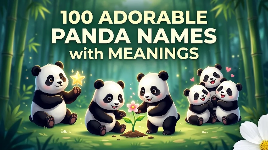 100 Adorable Panda Names with Meanings