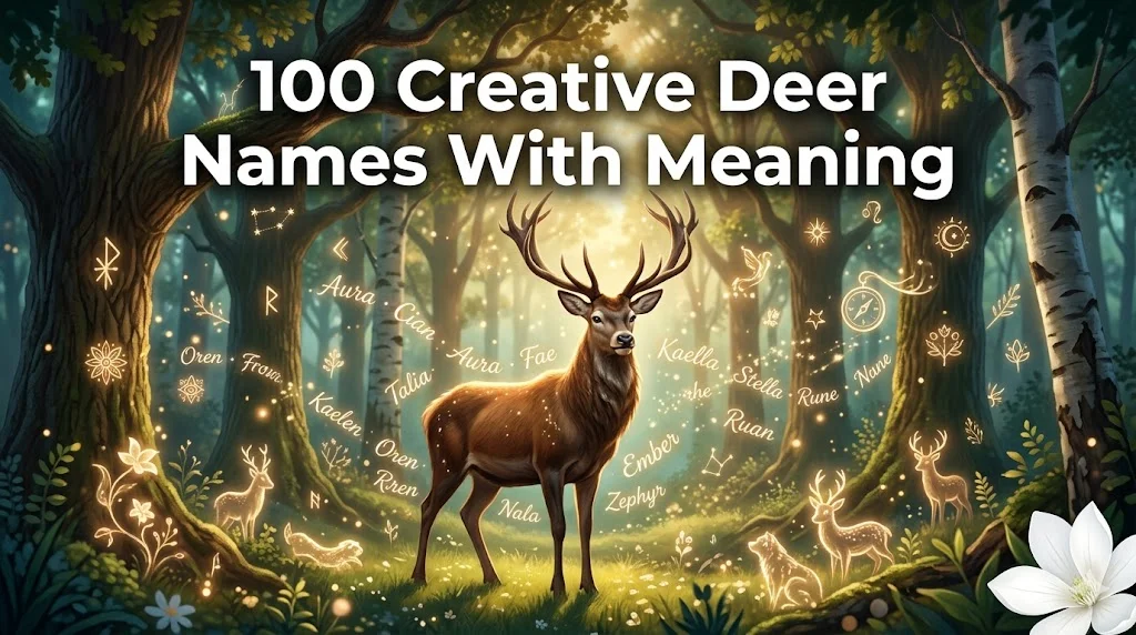 100 Creative Deer Names With Meanings