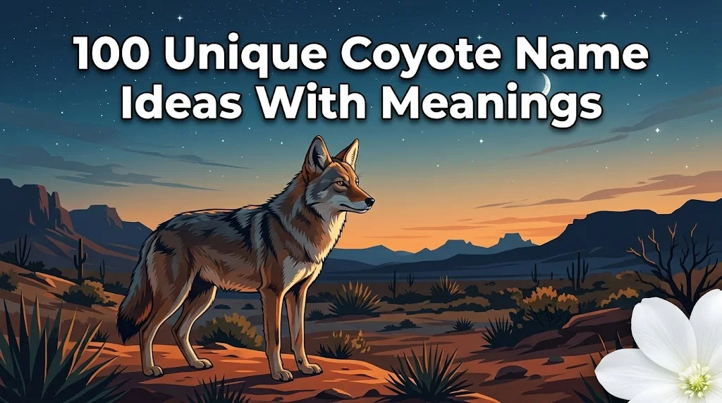 100 Unique Coyote Name Ideas With Meanings