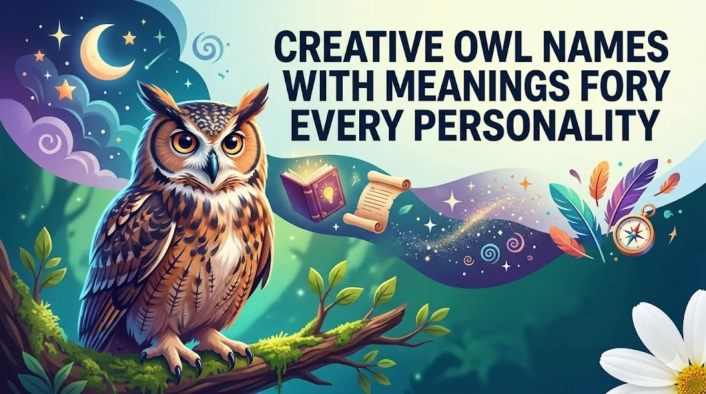 Creative Owl Names with Meanings for Every Personality
