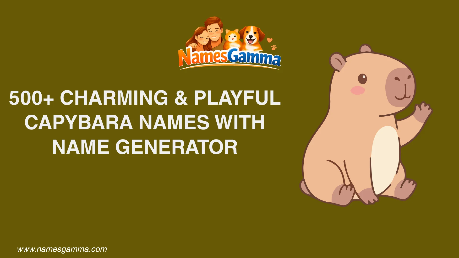 capybara-names-with-name-generator