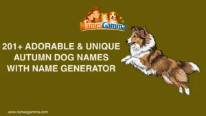 Autumn Dog Names With Name Generator