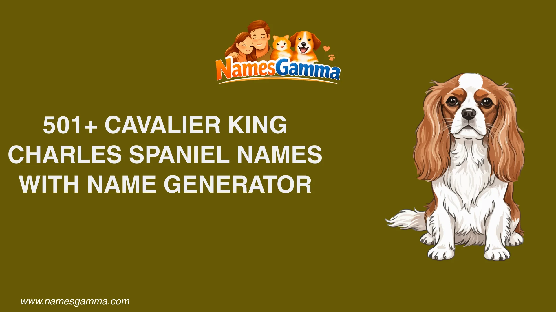 Cavalier King Charles Spaniel Names