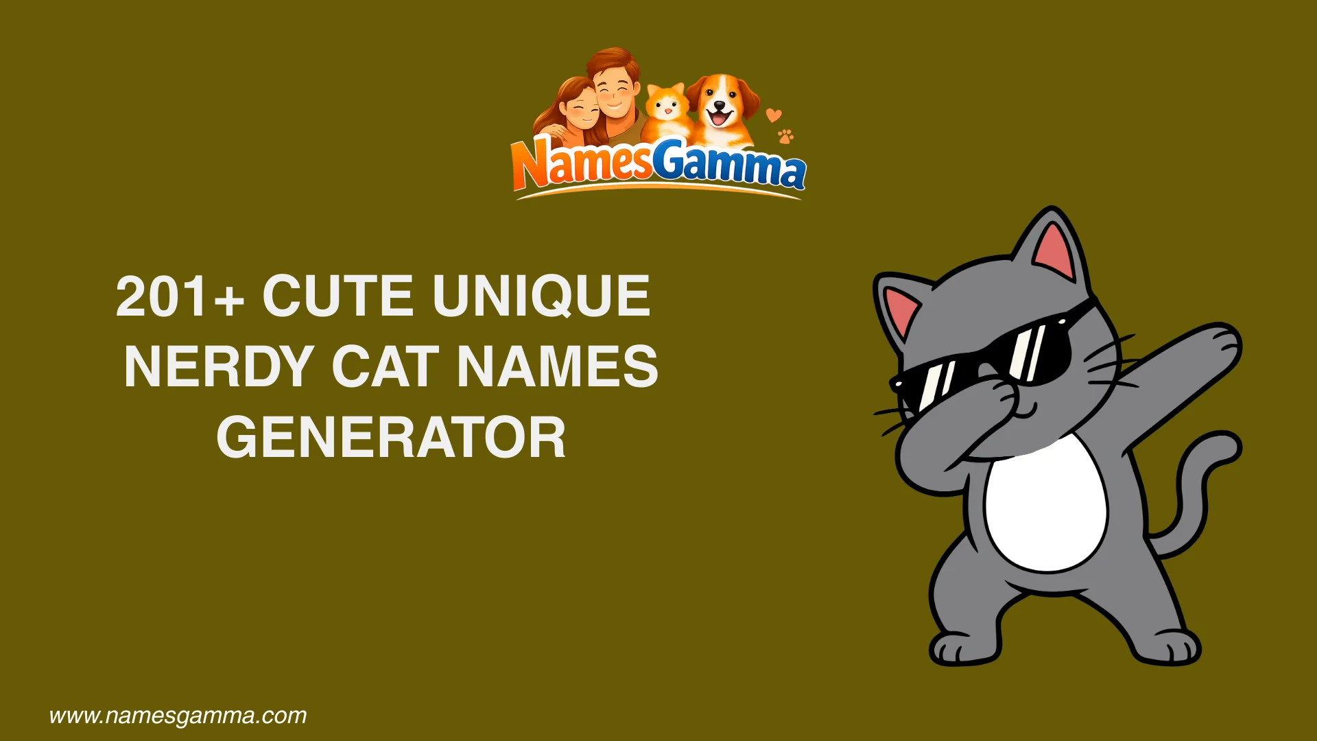 Nerdy Cat Names Generator