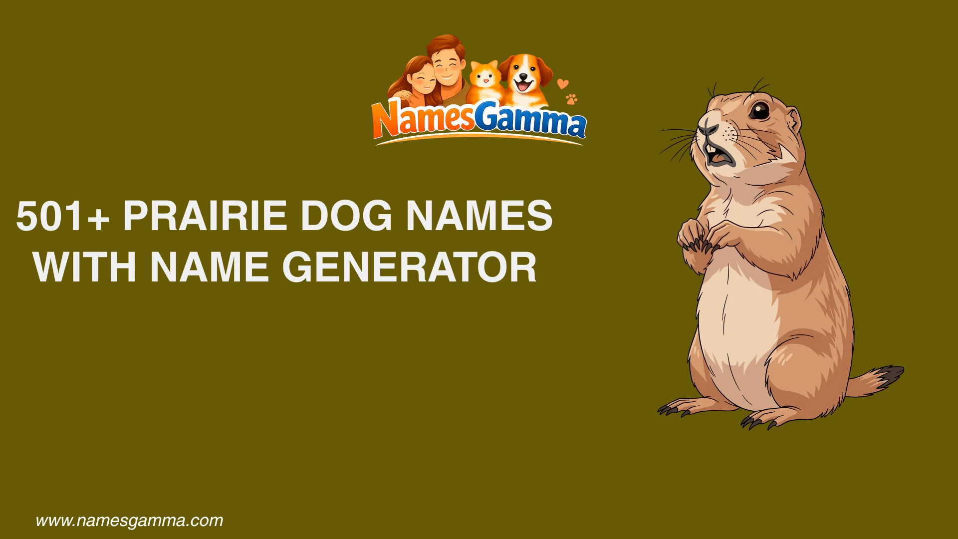 Prairie Dog Names