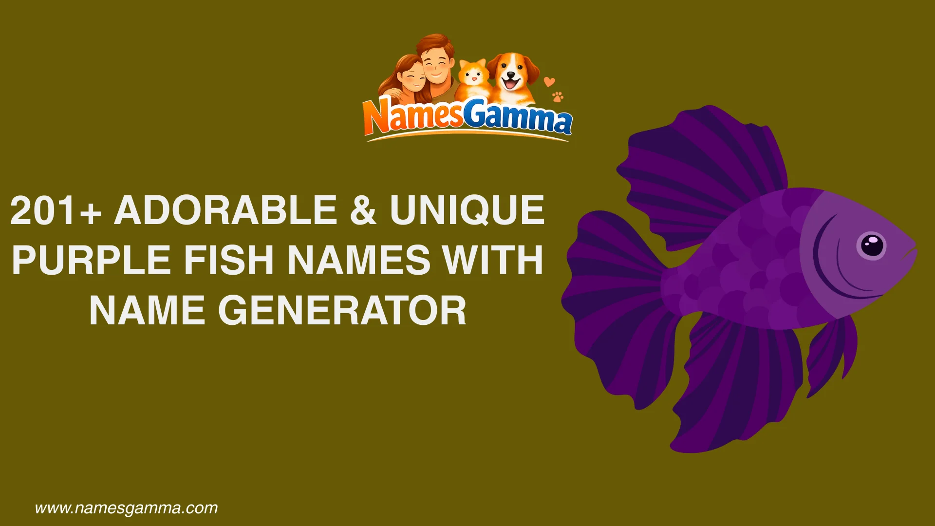 Purple Fish Names With Name Generator