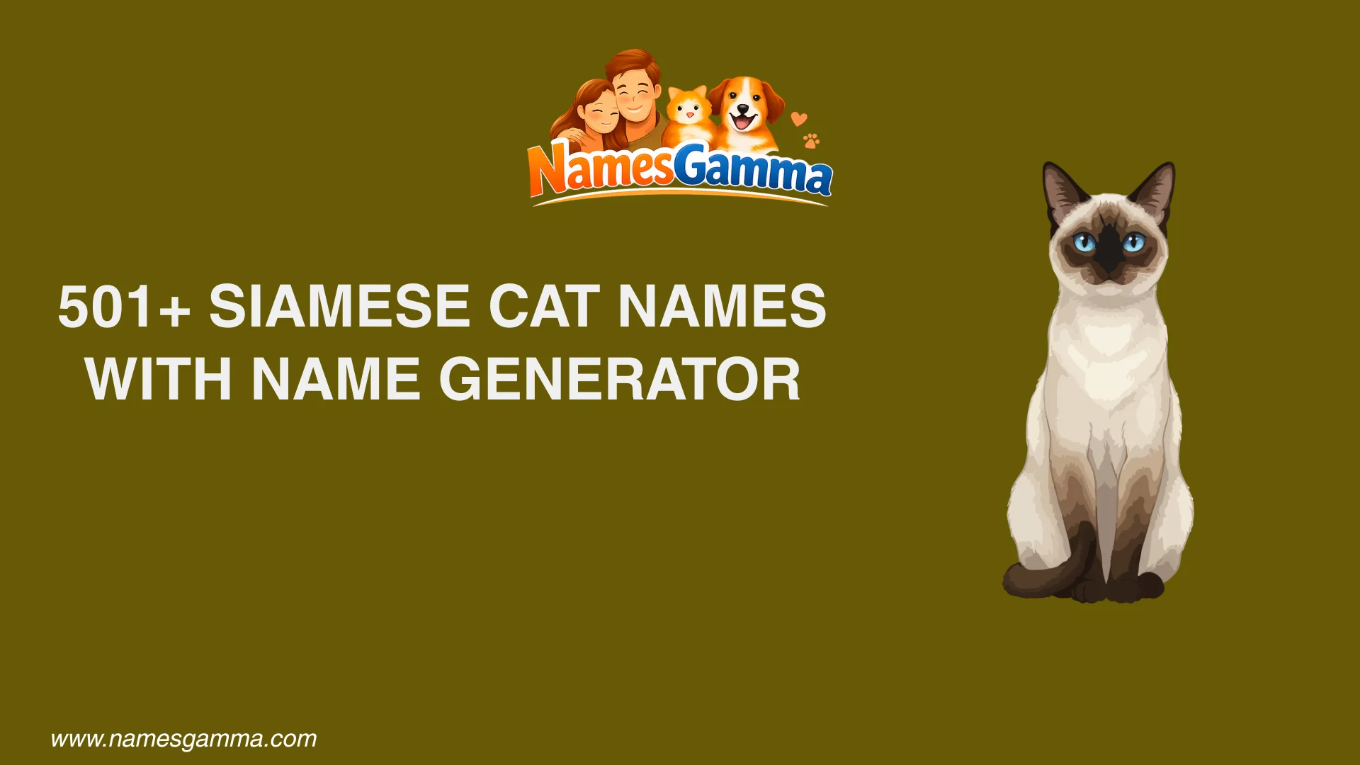 Siamese Cat Names