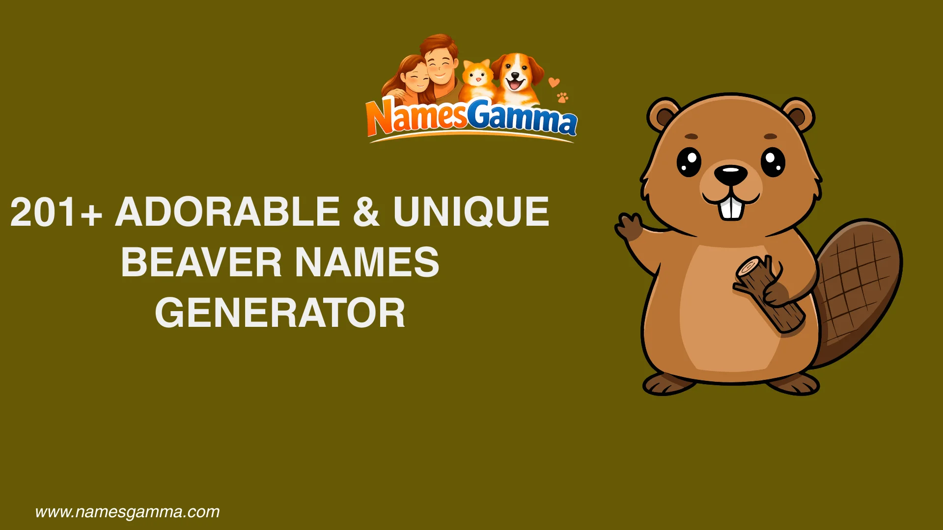 Beaver Names Generator