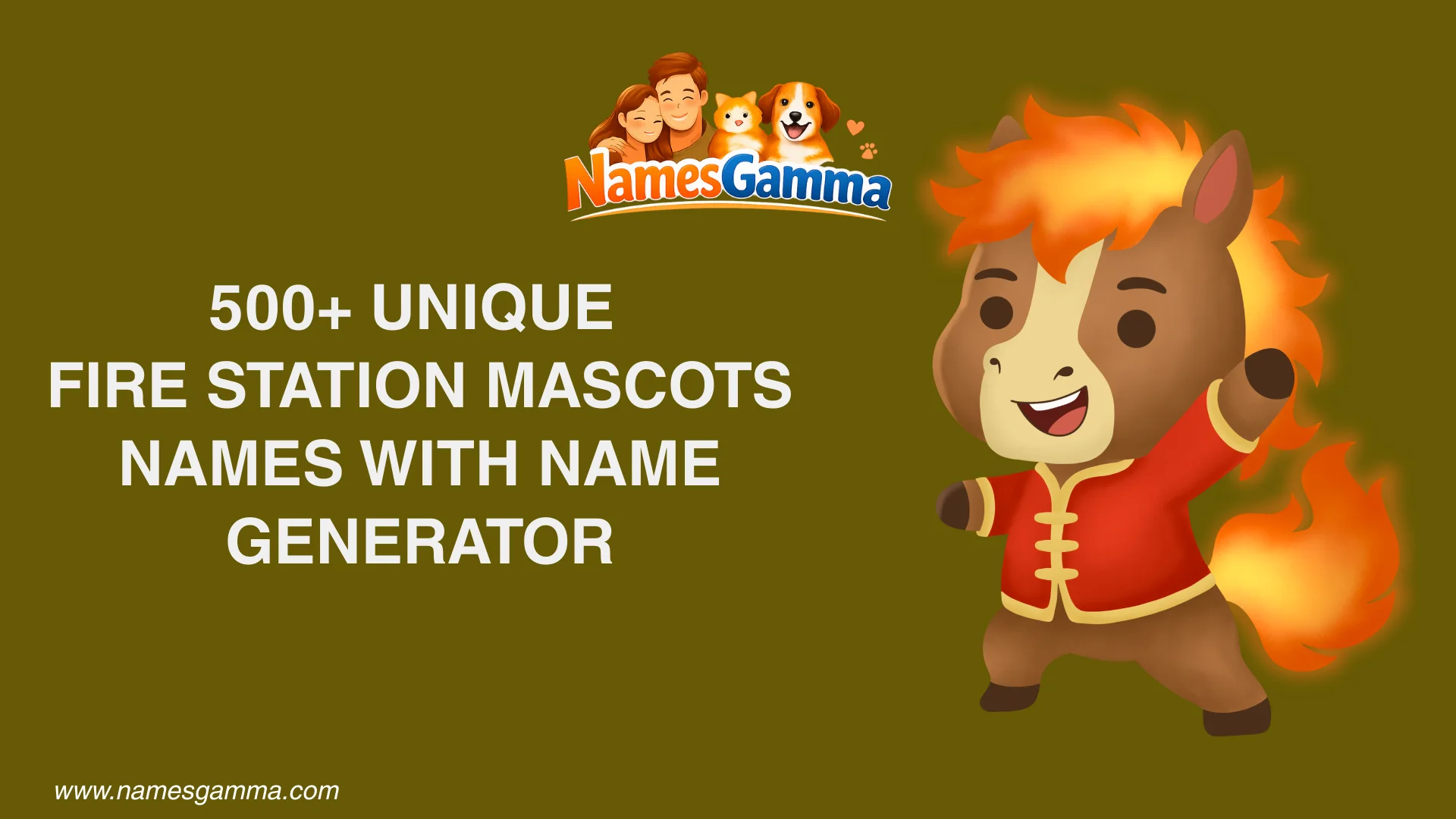 Fire Station Mascots