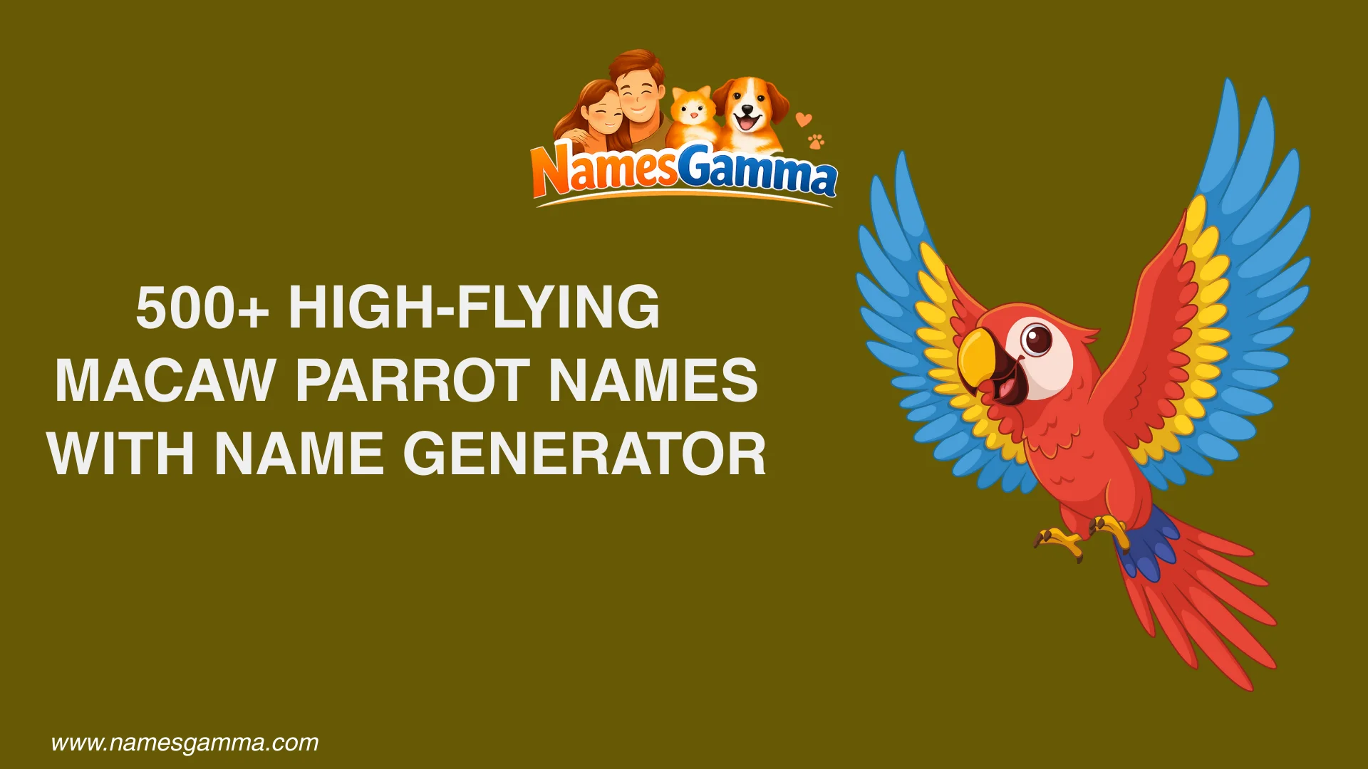 macaw parrot names