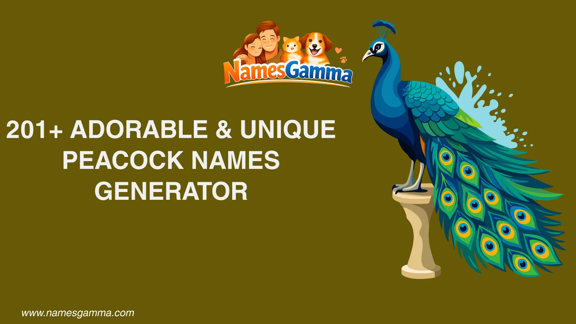 Peacock Names Generator