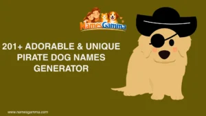 Pirate Dog Names Generator
