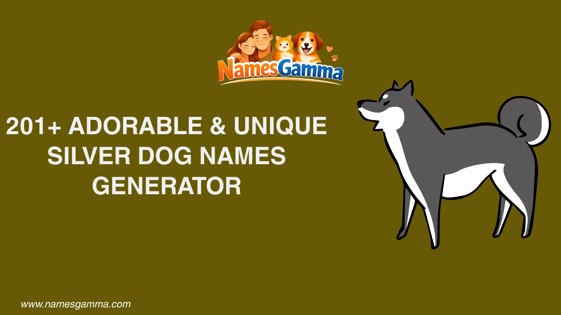 Silver Dog Names Generator