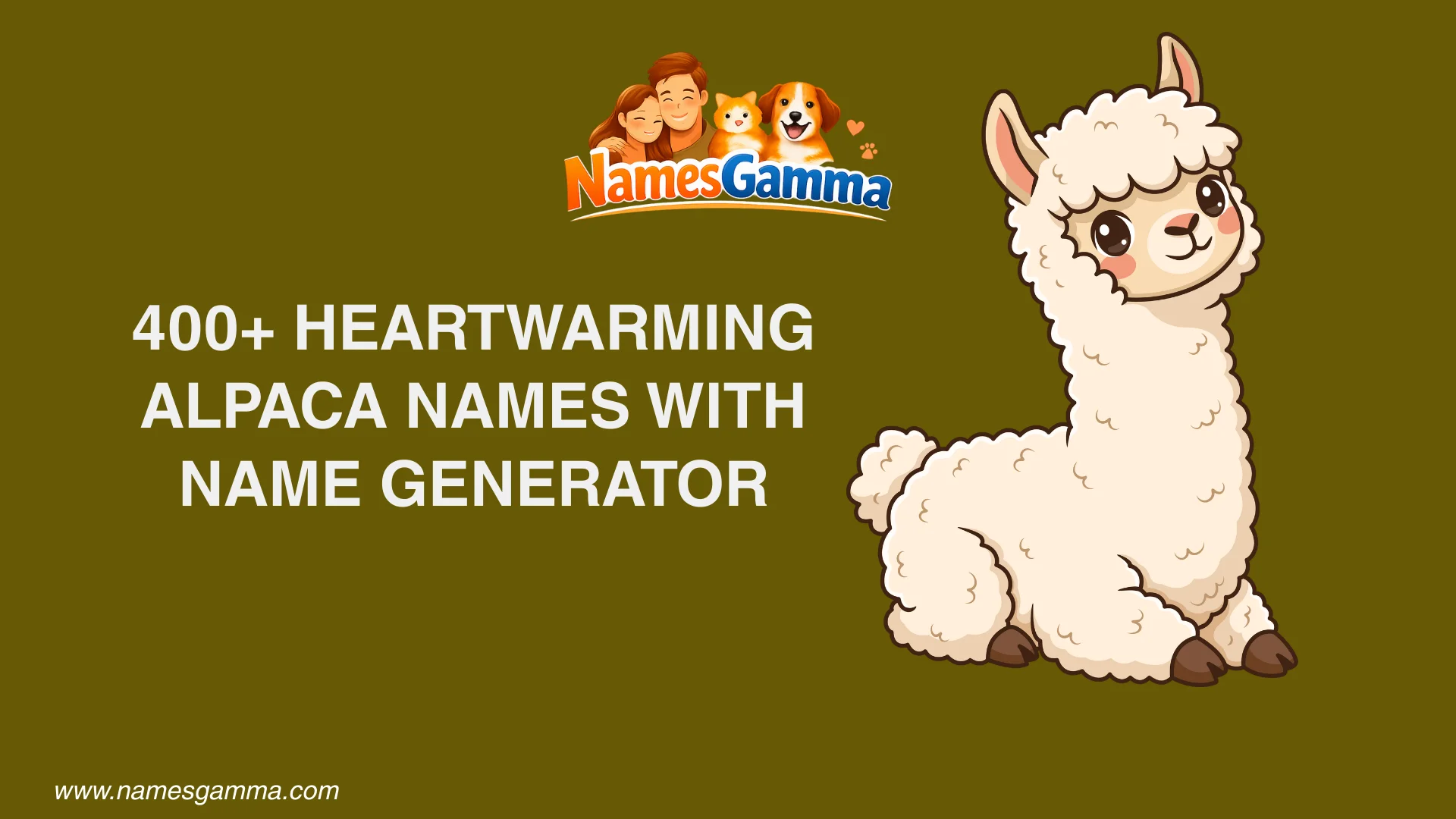 Alpaca Names With Name Generator