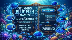 Blue Fish Names