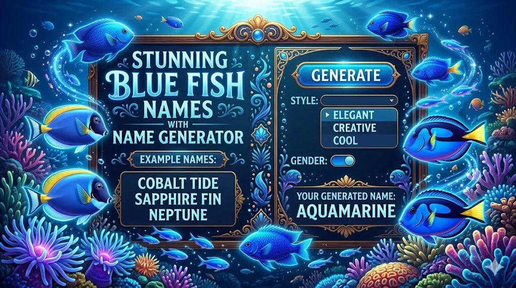 Blue Fish Names