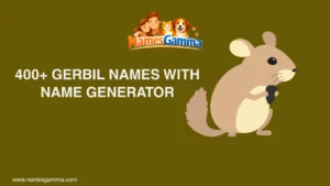 Gerbil Names