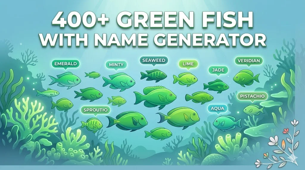 Green Fish Names