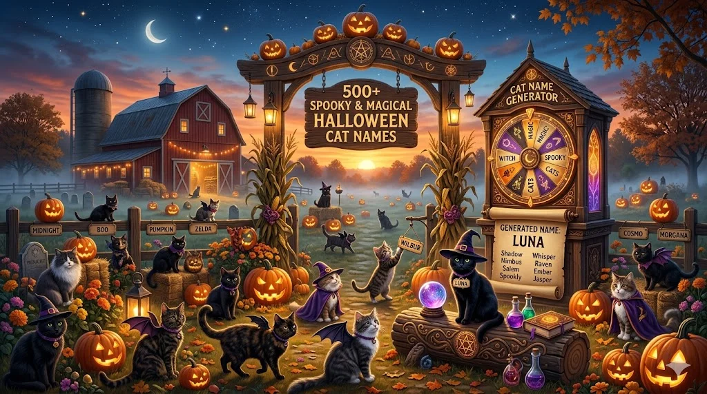 Halloween Cat Names