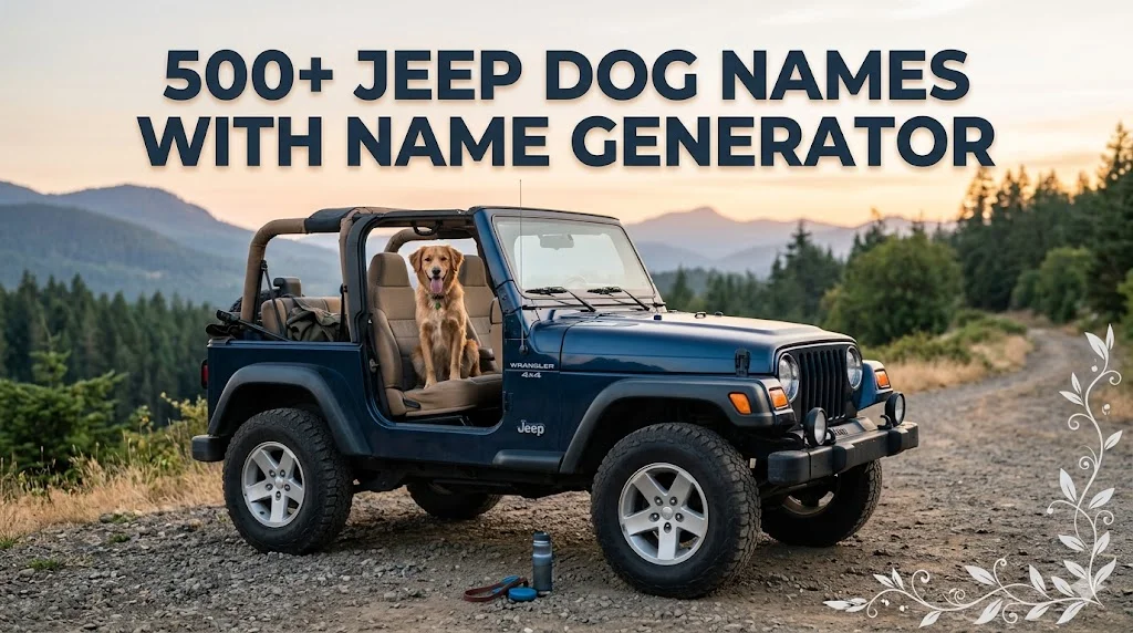 Jeep Dog Names