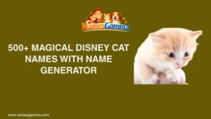 Magical Disney Cat Names