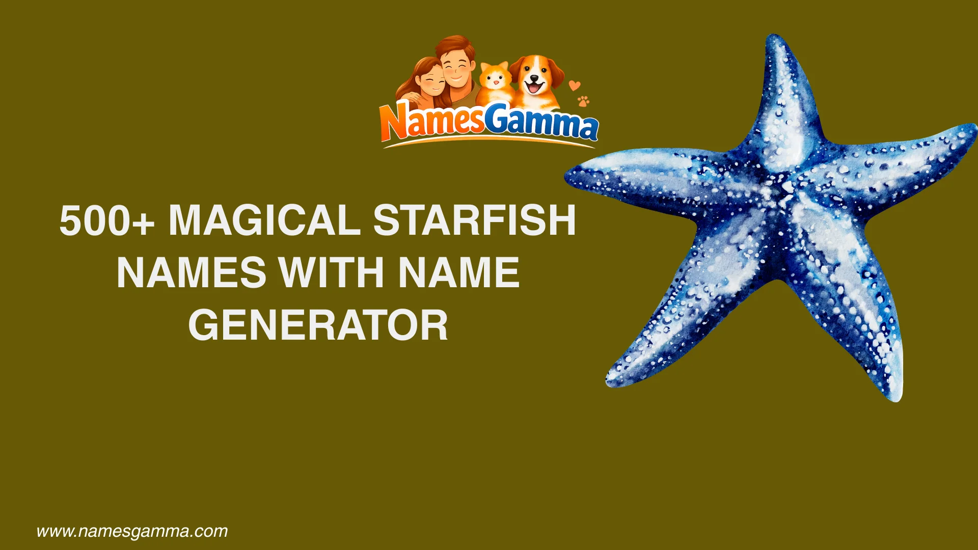 Magical Starfish Names