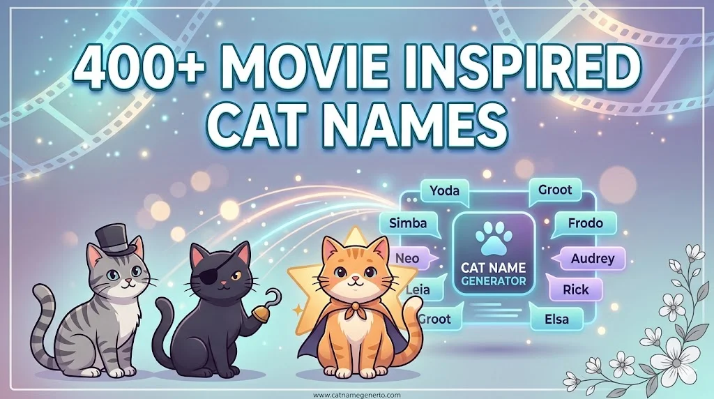 Movie Inspired Cat Names