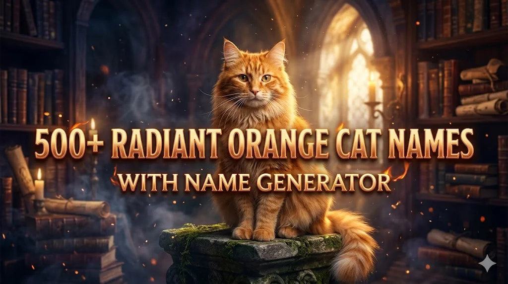 Orange Cat Names