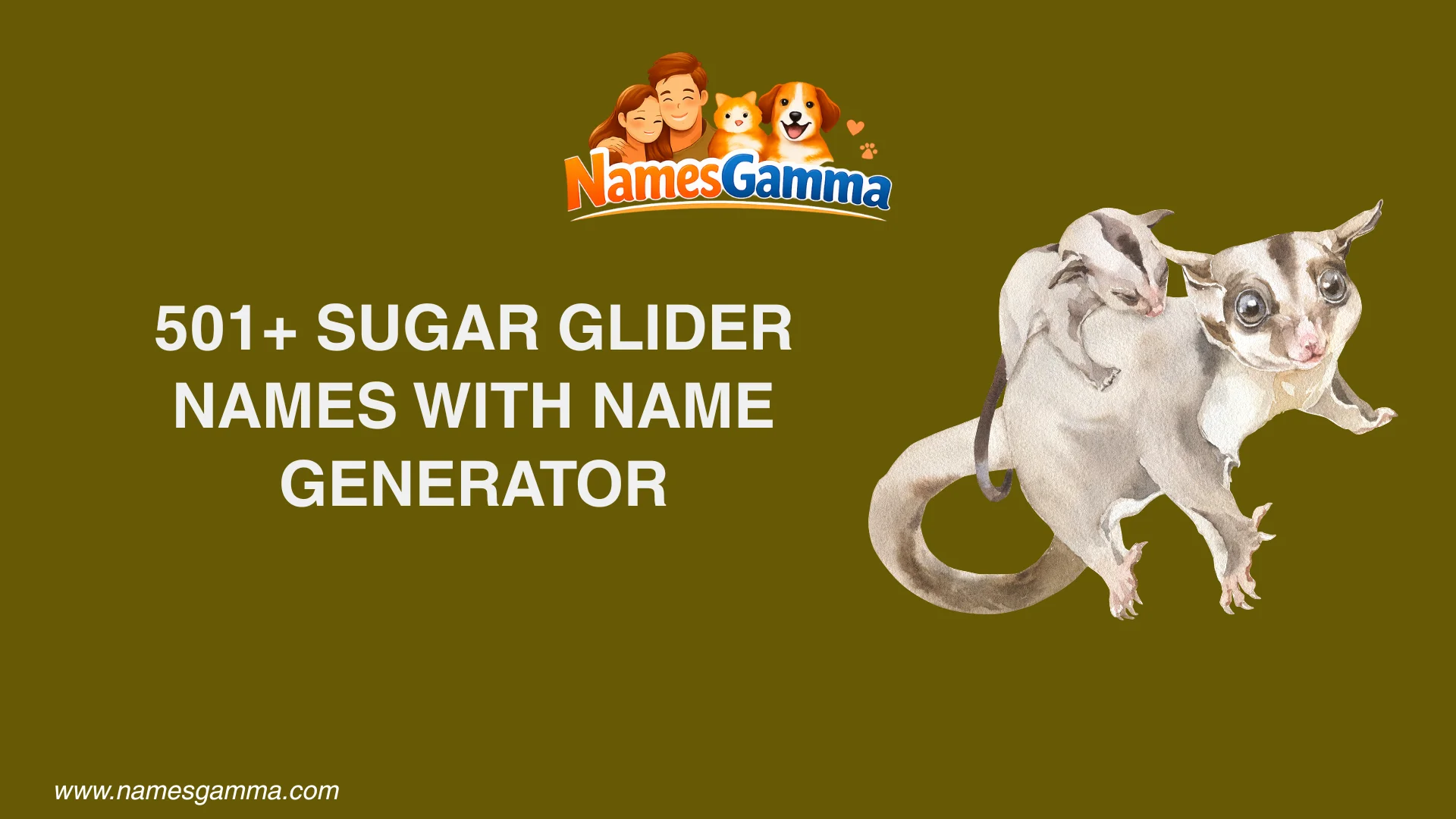 Sugar Glider Names