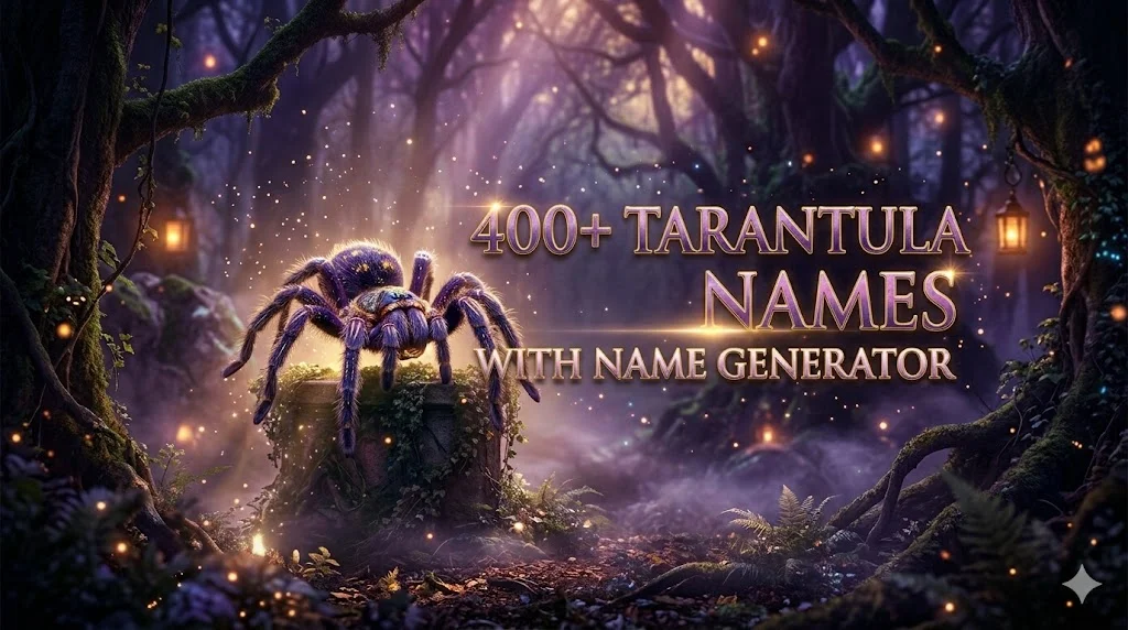 Tarantula Names