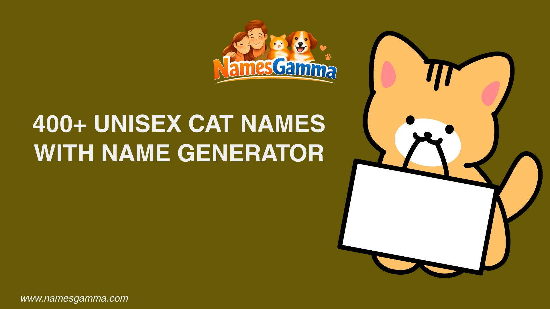 Unisex Cat Names