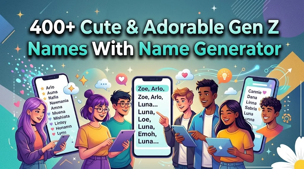 Cute & Adorable Gen Z Names