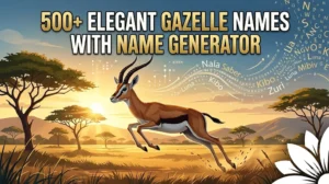 Gazelle Names