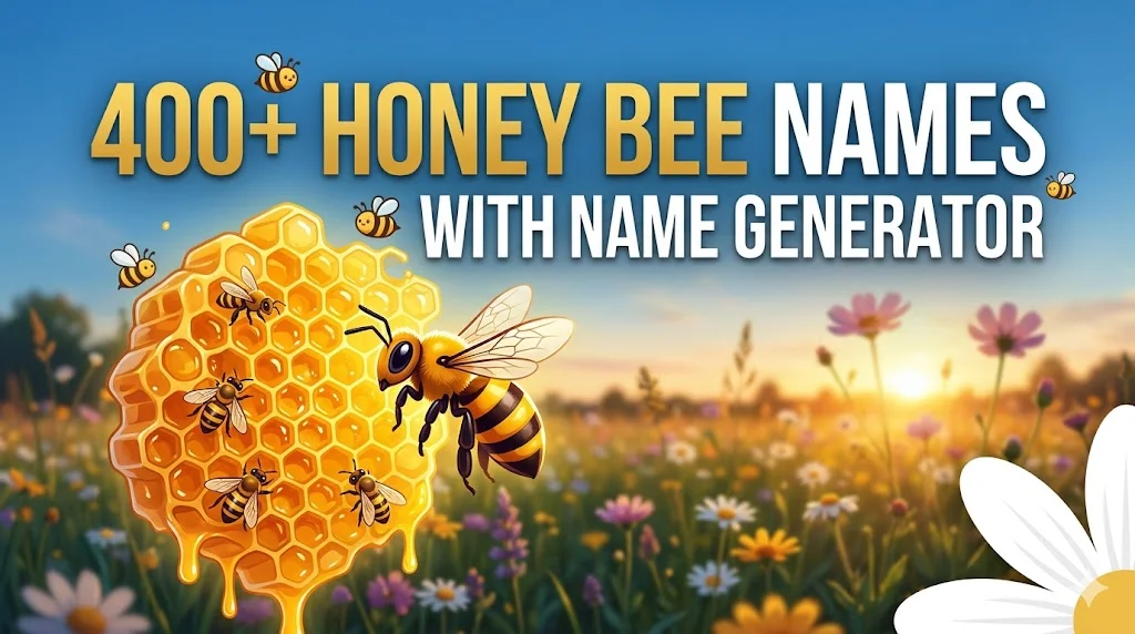 Honey Bee Names With Name Generator
