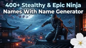 Ninja Names With Name Generator