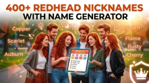 Redhead Nicknames
