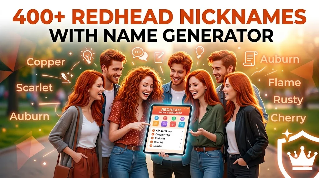 Redhead Nicknames