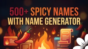 Spicy Names With Name Generator