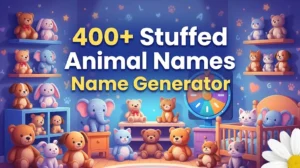 Stuffed Animal Names