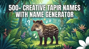Tapir Names