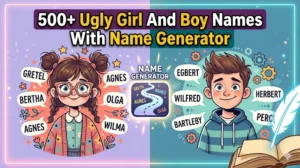 Ugly Girl And Boy Names