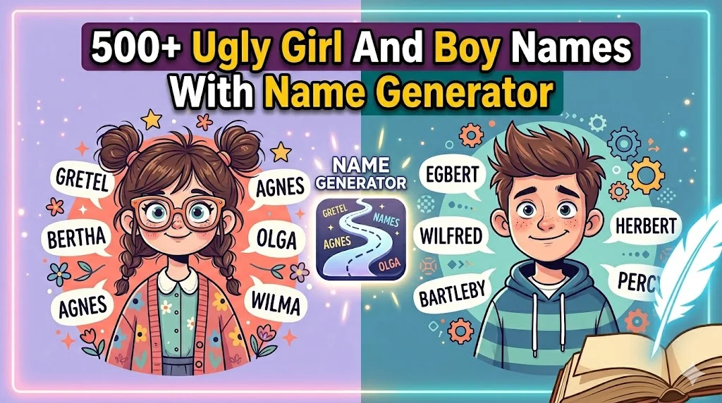 Ugly Girl And Boy Names